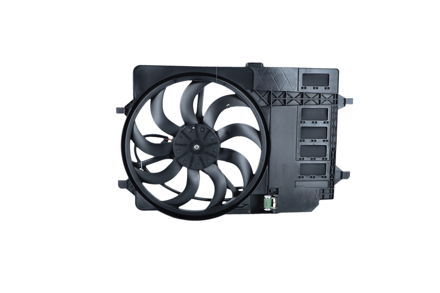 NRF | Ventilator D1: 400mm, Met ventilatorraamwerk 47302 MINI Cooper (F65, F66) 2025 goedkoop online
