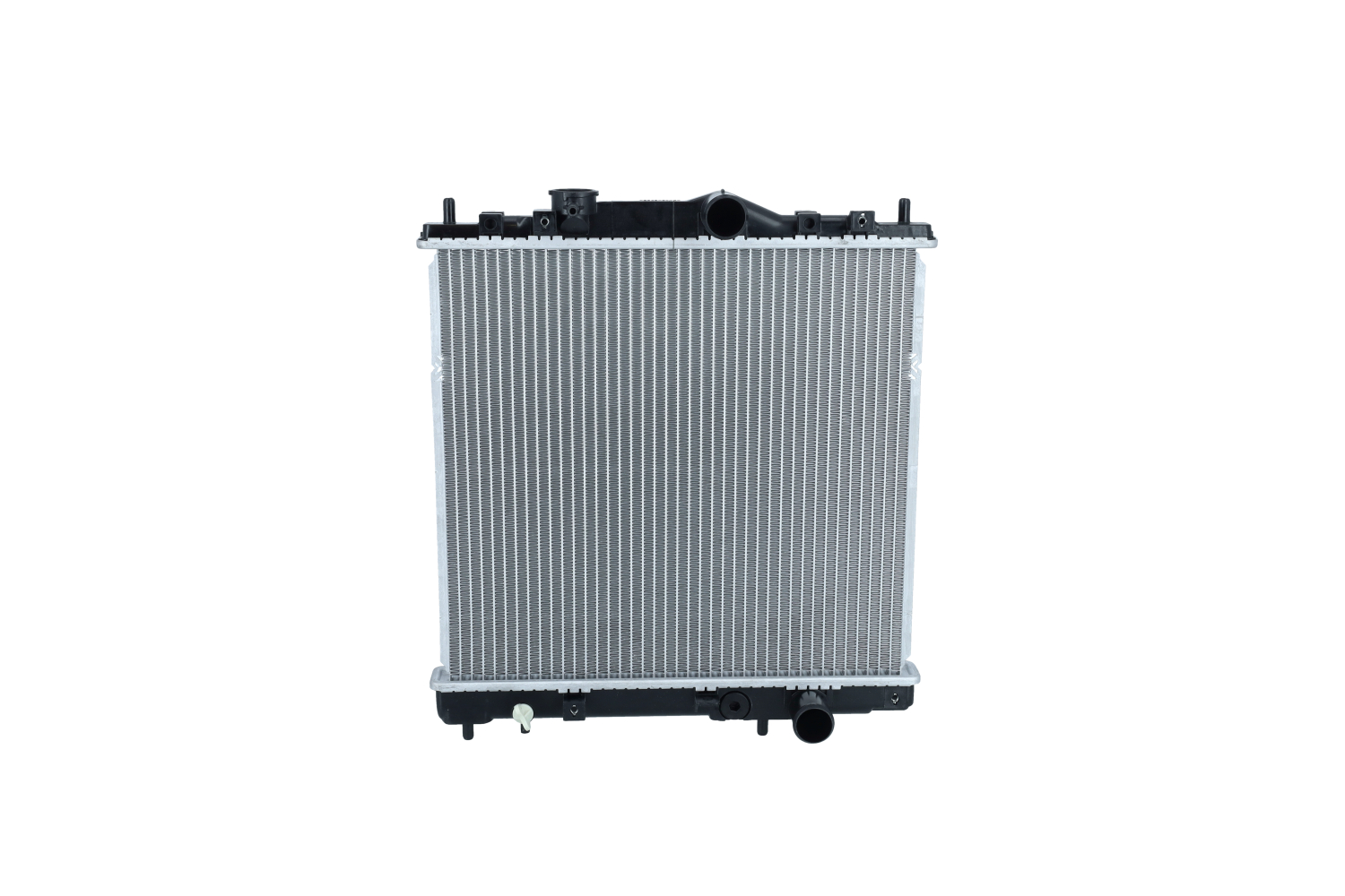 NRF 506557 Kühler, Motorkühlung MITSUBISHI Lancer 4 Limousine (C6_A, C7_A) 1.3 12V 75 PS Benzin 1992