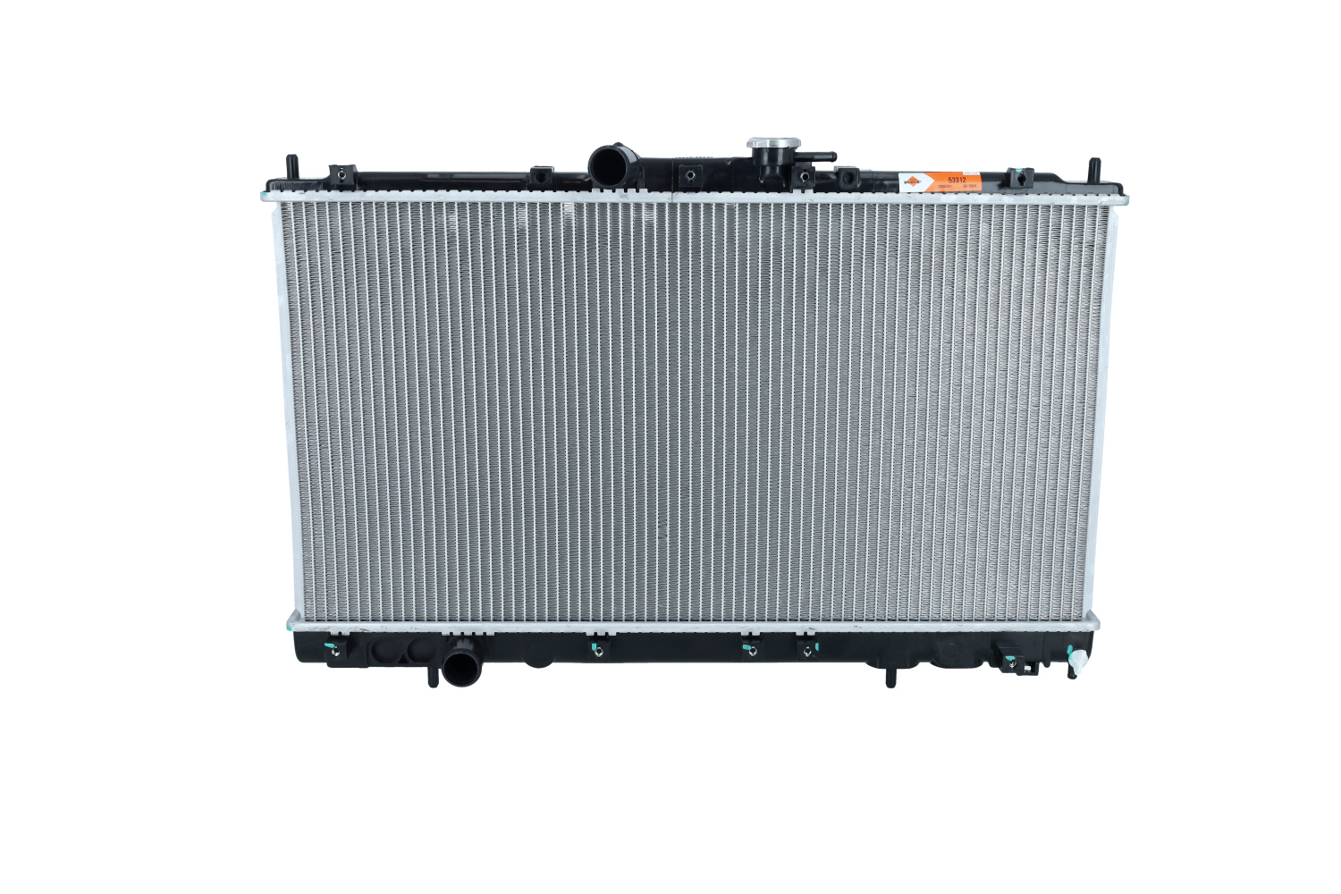NRF | Radiator Kjøleribber loddet, Aluminium 53312 MITSUBISHI Galant VIII Sedan (EA_) 1998 billige på nett