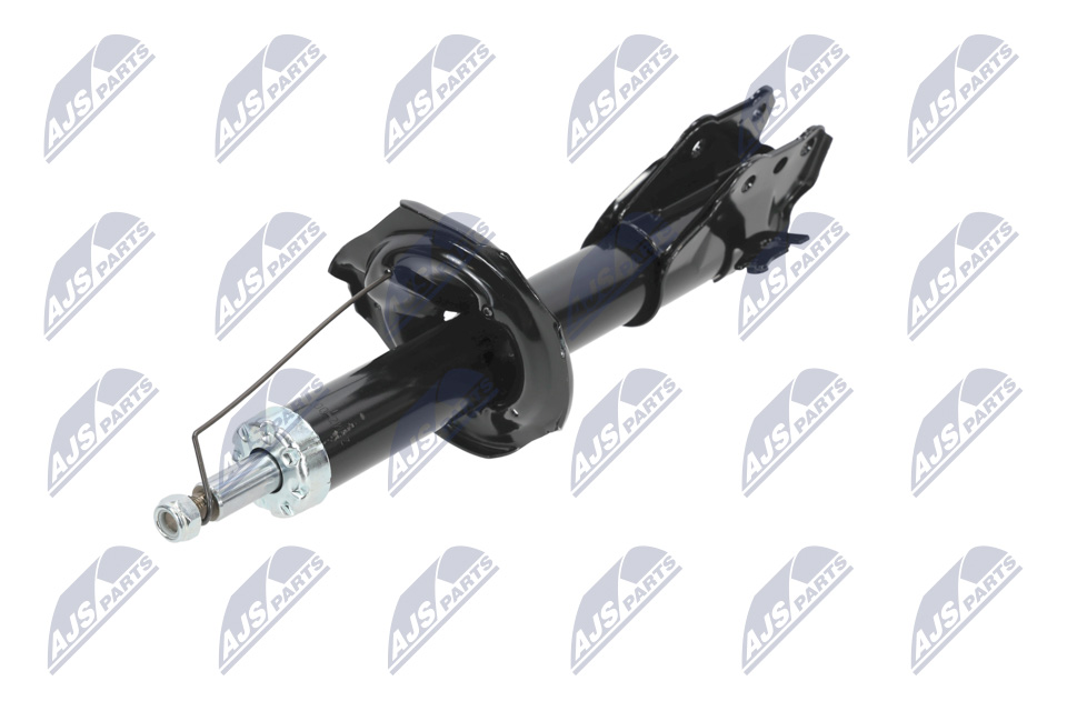 NTY | Amortiguador Espiga arriba, Abrazadera abajo, Eje delantero, izquierda, Presión de gas, Bitubular, Columna de amortiguador A-MZ-007 MAZDA MPV II (LW) 2002 baratos online
