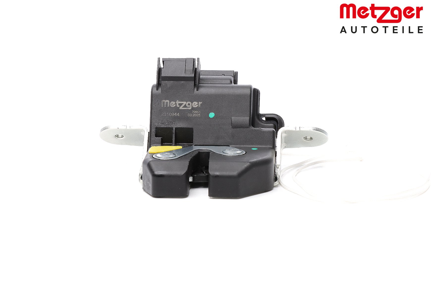 METZGER 2310944 boot lock FIAT Panda III Hatchback (312, 319) 0.9 Natural Power (312PXN1A) 80hp 2015