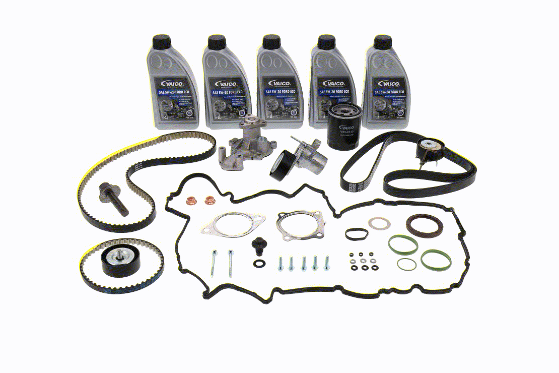 Timing belt kit V25-3148 VAICO 1 105 916 FORD, AC