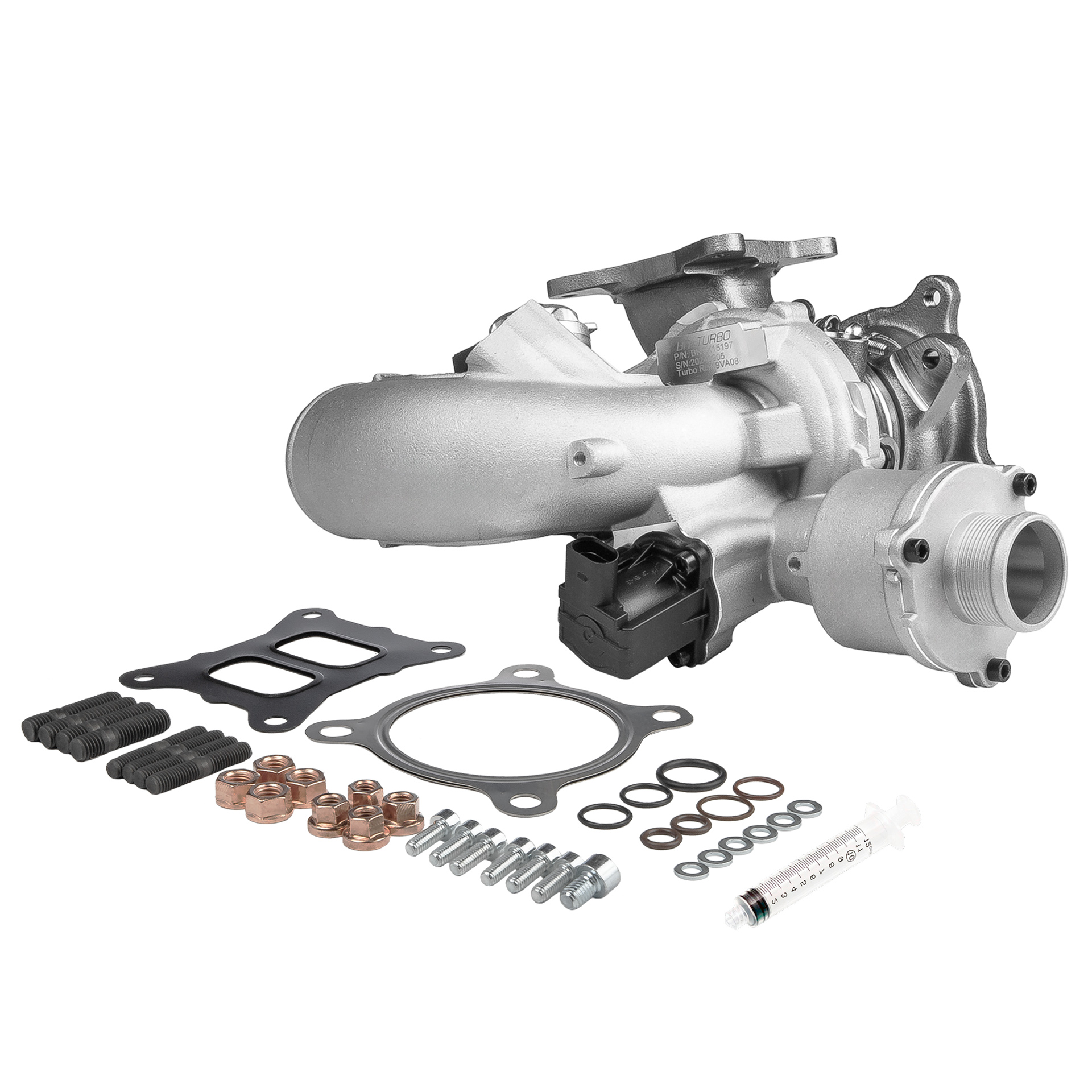 BR Turbo | Turbocompressor com material de montagem/fixação BRTX15197M AUDI A4 B9 Sedan (8W2, 8WC) 2021 baratos online