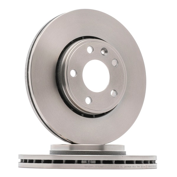 DELPHI BG3768 Renault Trafic JL brake discs replacement cost