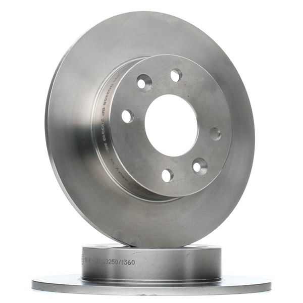 DELPHI BG2258 brake discs RENAULT Super 5 Hatchback (B40, c40) 1.1 45hp 1992