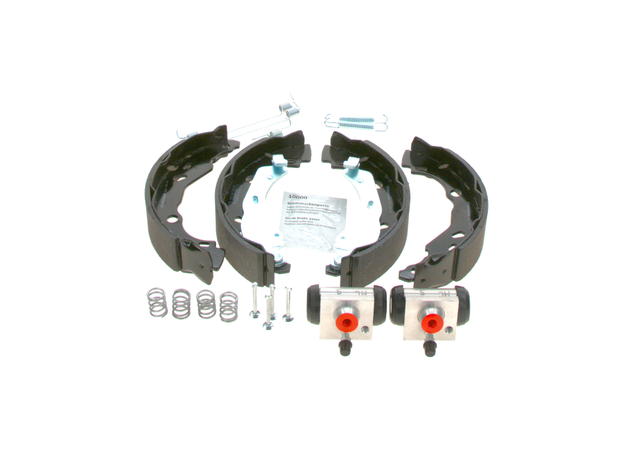 Kit freno, Freno a tamburo 0 204 113 752 BOSCH RENAULT Clio II Hatchback (BB, CB) 1.0 (CB06, CB2R, BB06, BB2R) 2004 71 CV