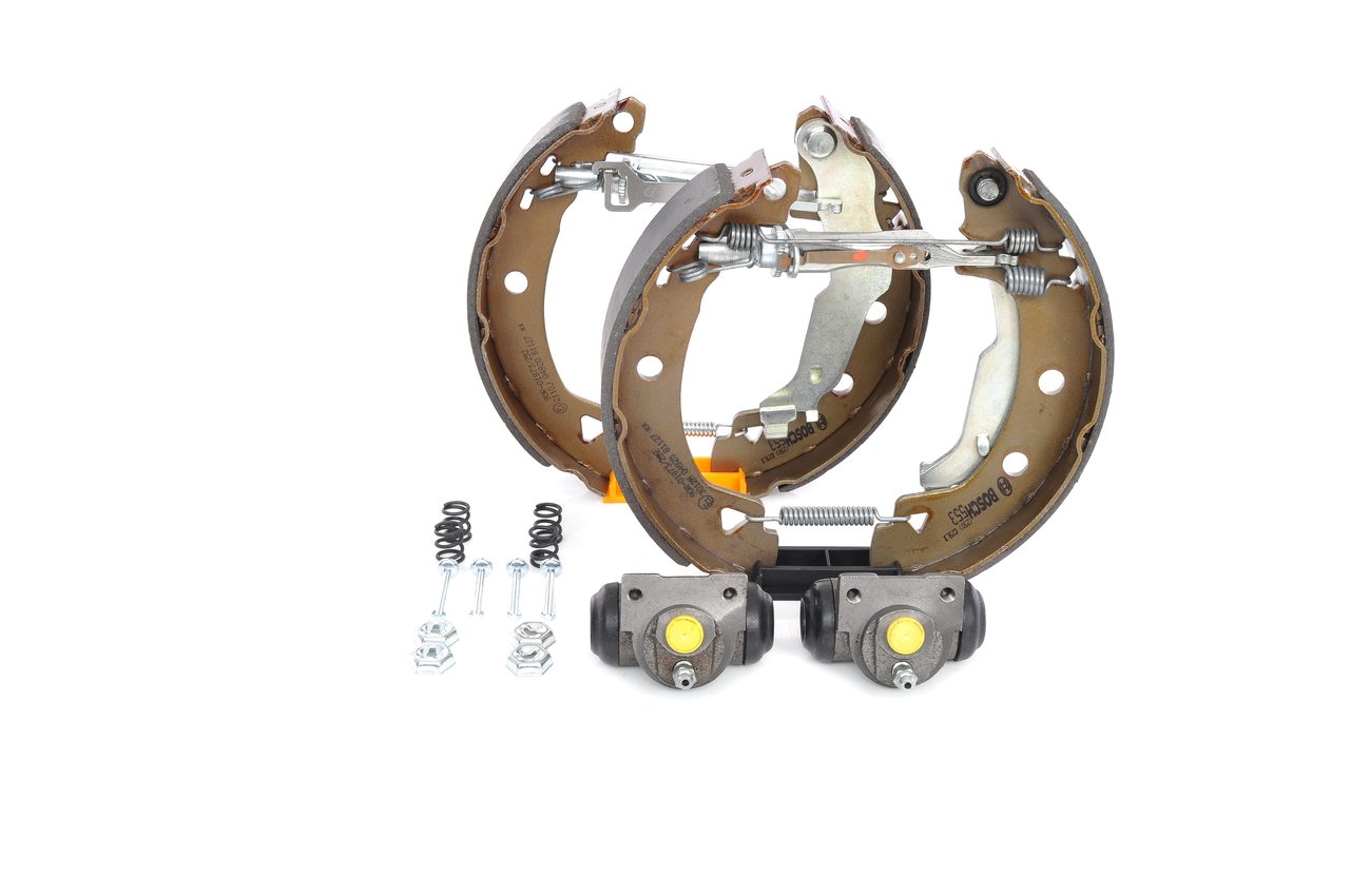 Kit freno, Freno a tamburo 0 204 114 034 BOSCH ALFA ROMEO 146 (930) 1.9 JTD (930.B4B) 2001 105 CV