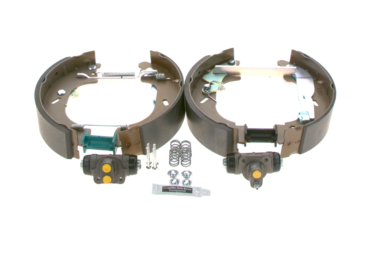 Remschoenen set 0 204 114 103 BOSCH RENAULT Master II Flatbed Vrachtwagen/Chassis 2.2 dCI 90 2006 90 Pk