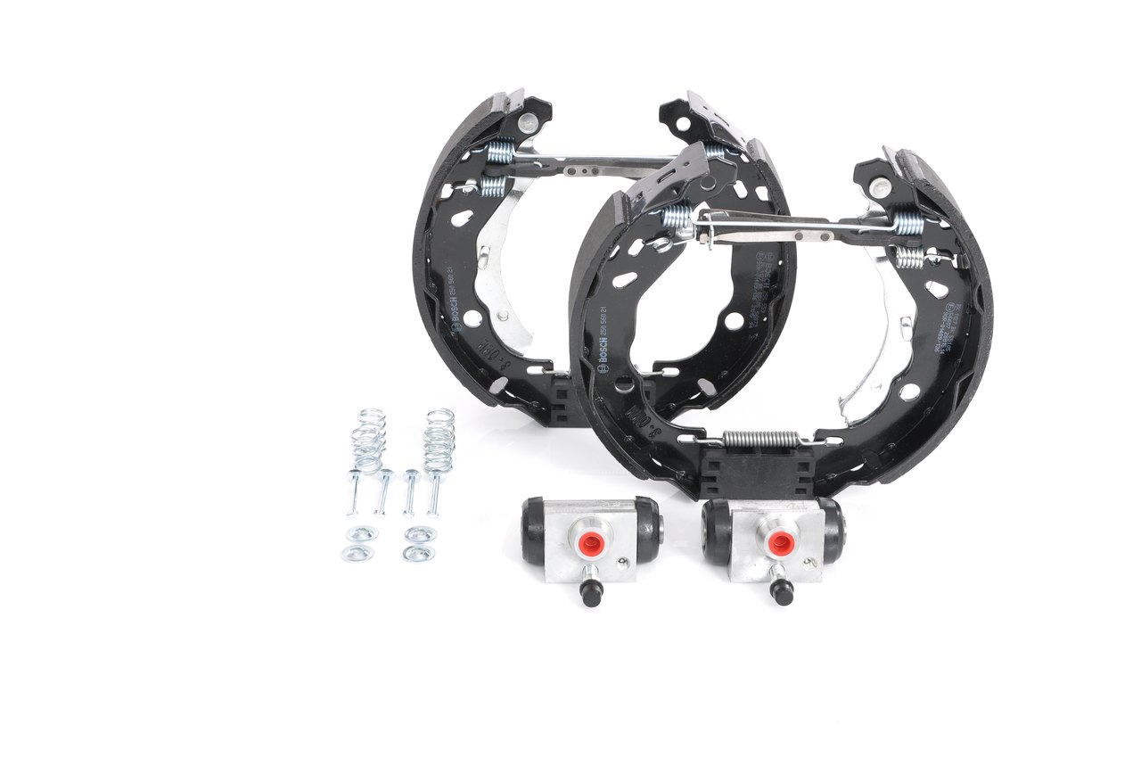 Kit freno, Freno a tamburo 0 204 114 152 BOSCH RENAULT Clio II Hatchback (BB, CB) 1.0 (CB06, CB2R, BB06, BB2R) 2004 71 CV