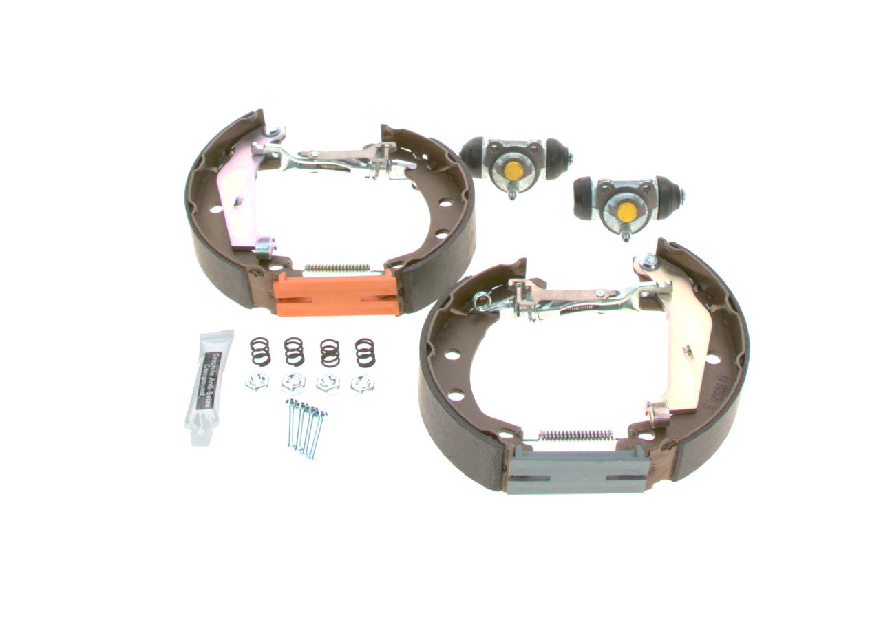 Kit frenos, disco de tambor 0 204 114 154 BOSCH RENAULT Megane I Hatchback (BA) 1.9 D Eco (BA0A, BA0U, BA0R) 2000 64 cv