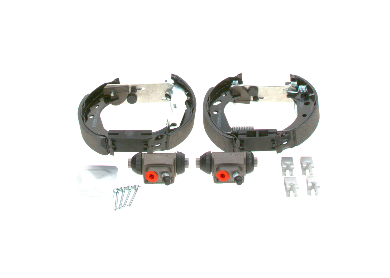 Rempakket trommelrem 0 204 114 600 BOSCH FORD Fiesta Mk4 Hatchback (JAS, JBS) 1.3 i 2002 50 Pk