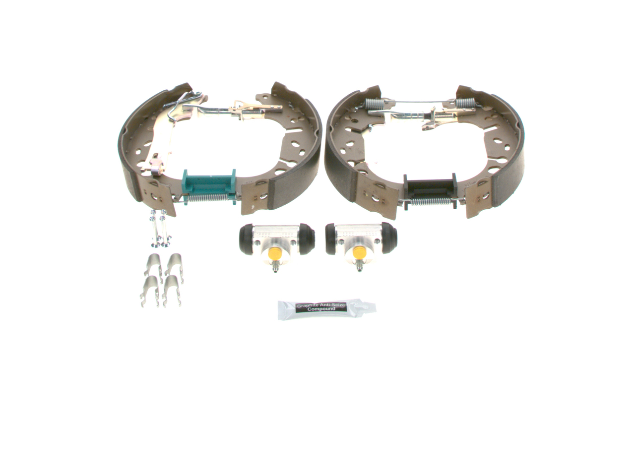 Kit freno, Freno a tamburo 0 204 114 655 BOSCH FIAT Grande Punto Hatchback (199) 1.3 D Multijet (199.AXD11, 199.AXD1A, 199.AXD1B,... 2006 90 CV