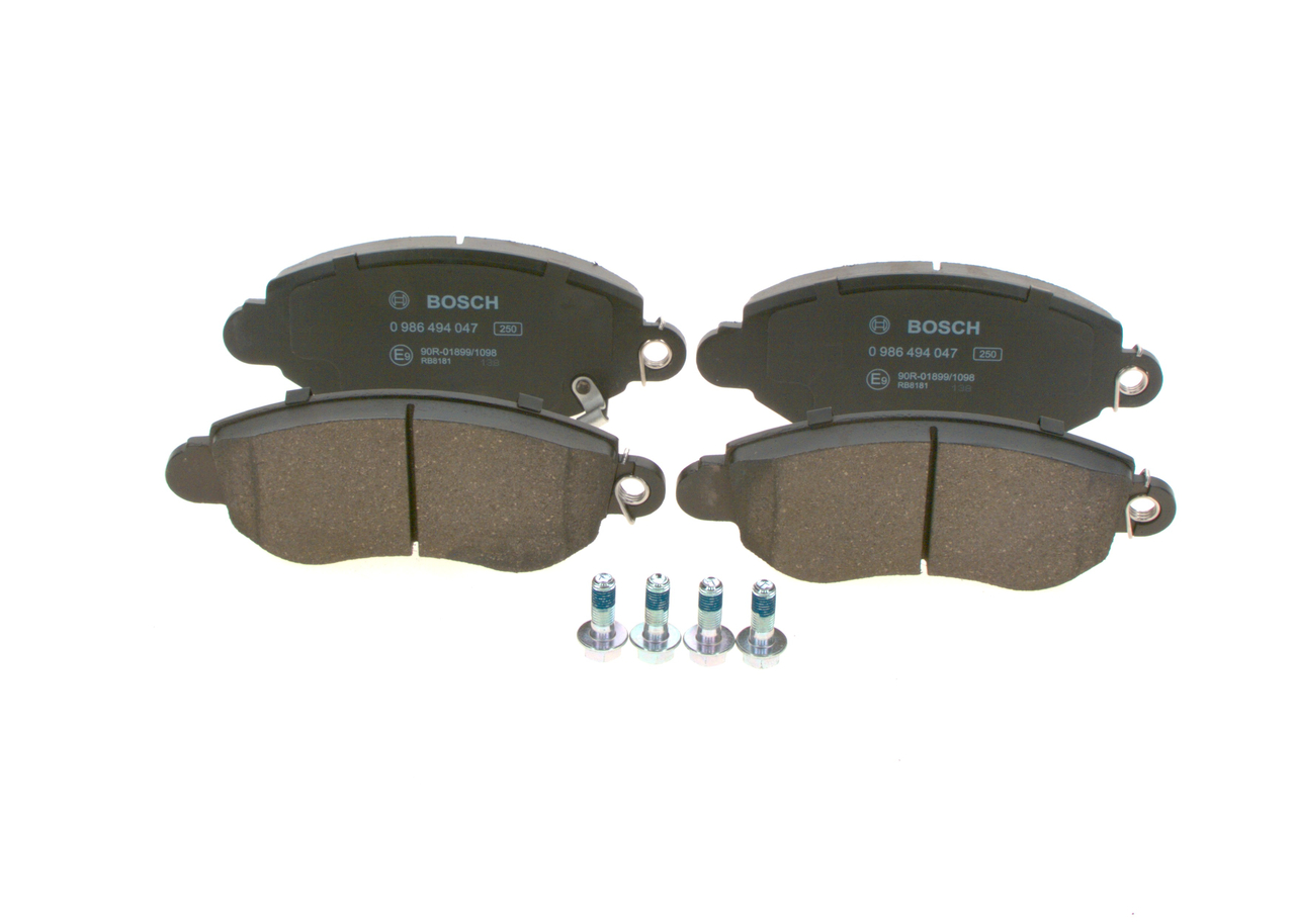 Freins FORD Transit Mk5 Camion plate-forme/Châssis (V184, V185): Plaquettes de frein BOSCH 0 986 494 047