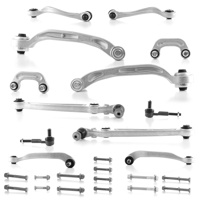 OEM nummer 4E0 411 317C - Bærearmssæt 116 050 0095/HD VW, AUDI, SKODA, SEAT, ALFA ROMEO