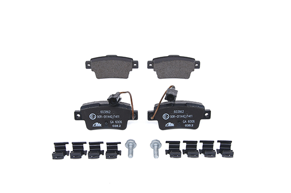 ATE 13.0460-3862.2 Bremsbeläge FIAT PUNTO (199) 1.3 JTD Multijet (199.AYR1A, 199.BYR1A) 90 PS Diesel 2019