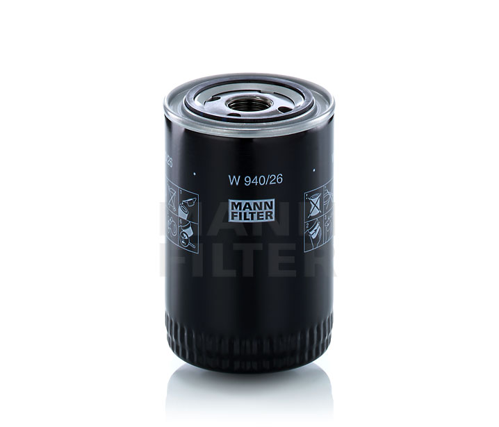 Filtrene LAND ROVER 88/109 Mk3 SUV Cabrio: Oljefilter MANN-FILTER W 940/26