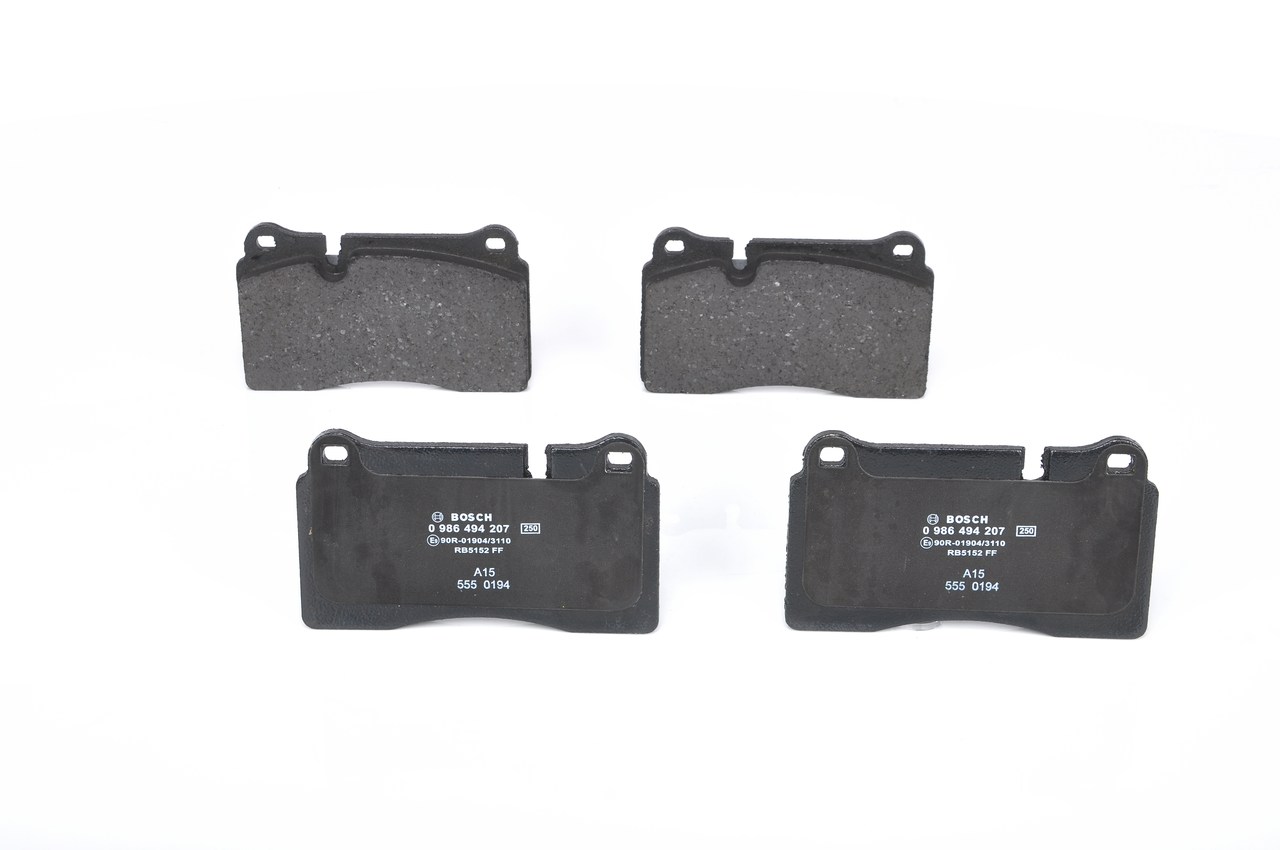 BOSCH | Bremsbeläge mit Anti-Quietsch-Blech 0 986 494 207 VW Touareg II (7P5, 7P6) 2016 günstig online