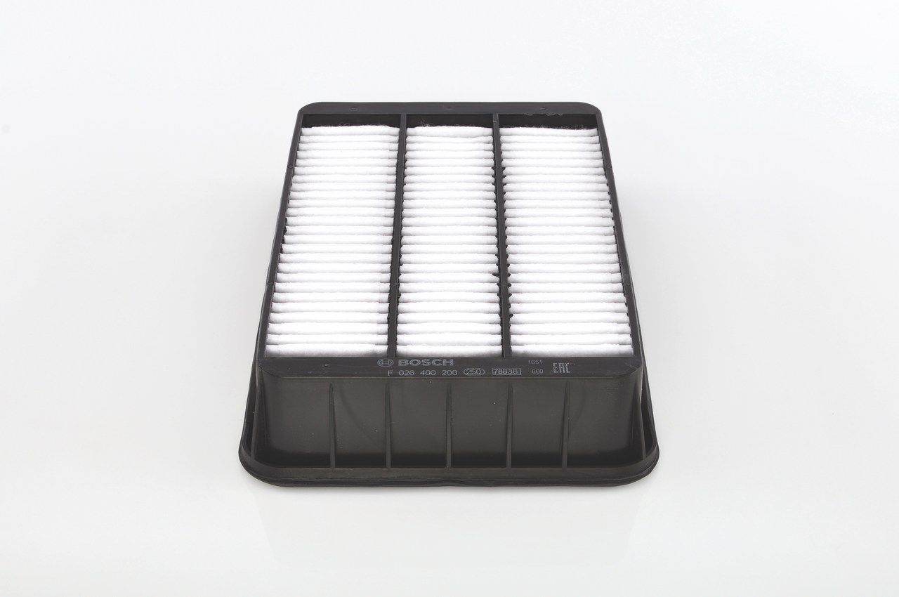 BOSCH F 026 400 200 air filter PEUGEOT 4007 (VU, VV) 2.0 4x4 147hp 2010