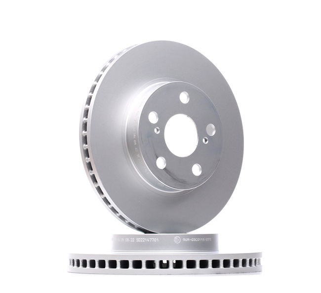 ATE | Bremseskive belagt, ventilert 24.0125-0196.1 TOYOTA Prius III Hatchback (XW30) 2010 billige på nett