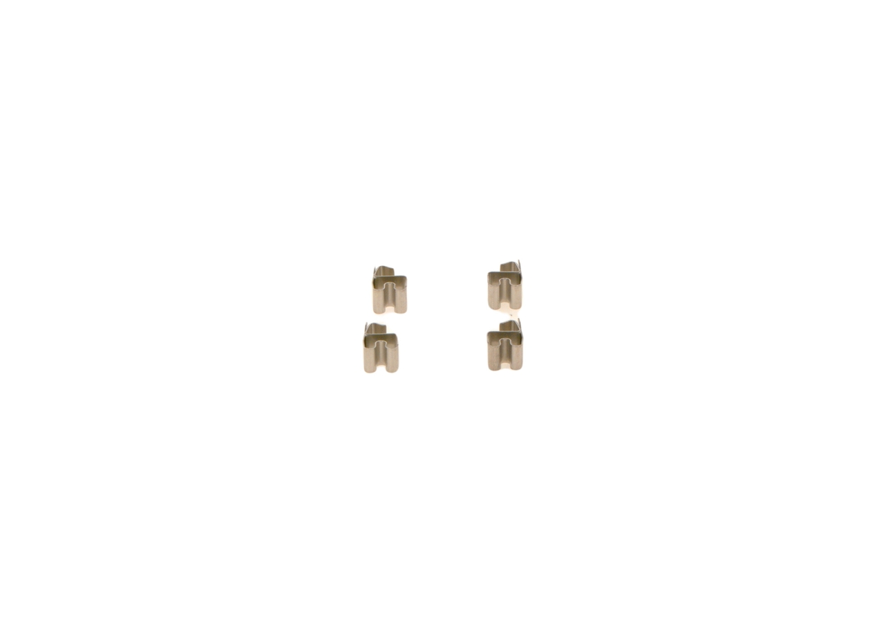 Kit accessori, pastiglia freno 1 987 474 317 BOSCH MITSUBISHI Space Star (DG_A) 1.3 16V 1998 83 CV
