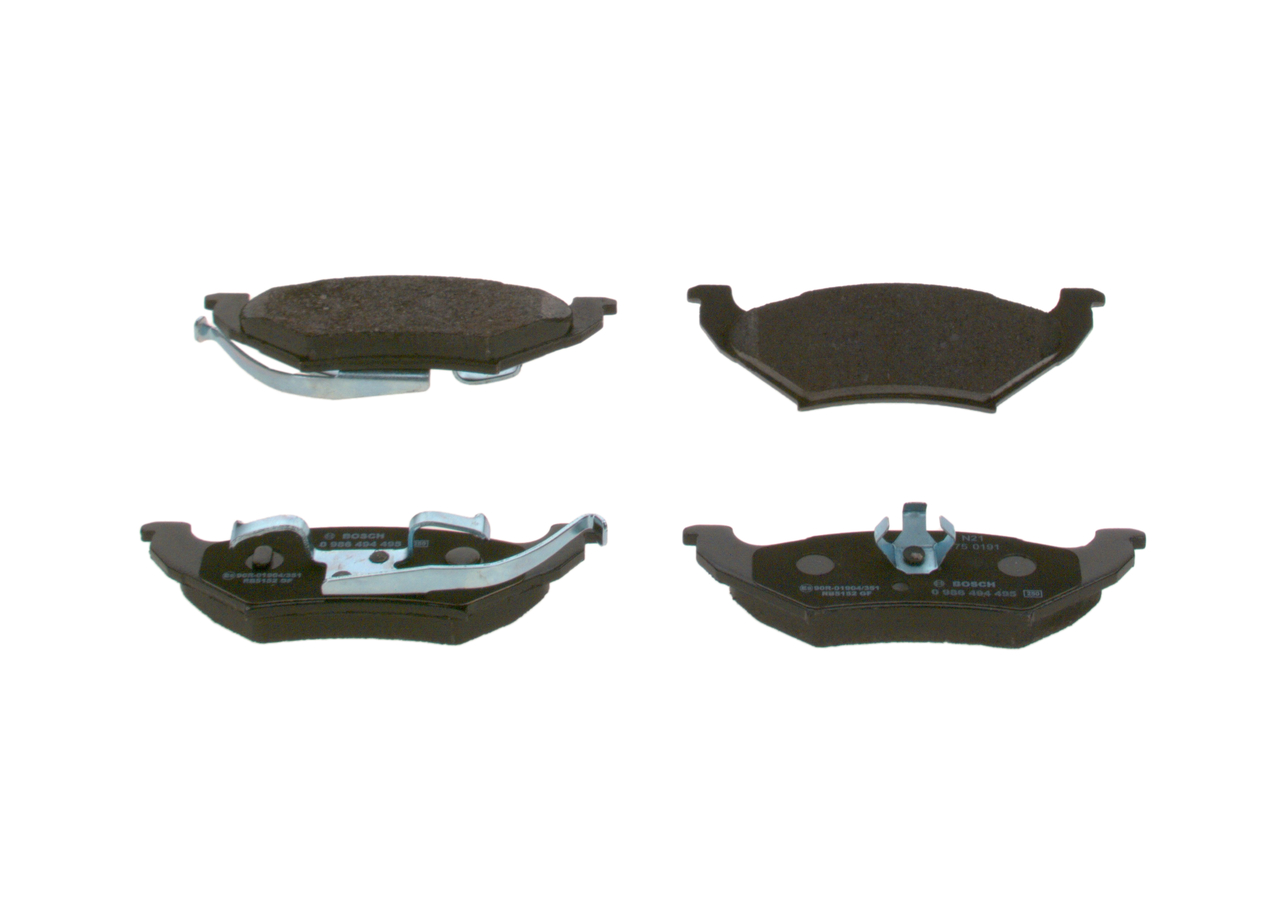 Pastilhas de travão 0 986 494 495 BOSCH CHRYSLER Voyager / Grand Voyager III (GS) 3.3 1997 160 cv