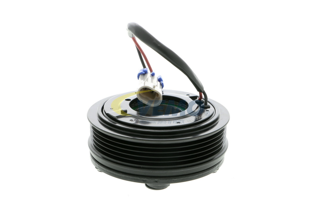 Número OEM A 002 230 34 11 - Acoplamiento magnético, compresor del aire acondicionado V40-77-1002 MERCEDES-BENZ, VOLVO, JAGUAR, ROVER, PUCH