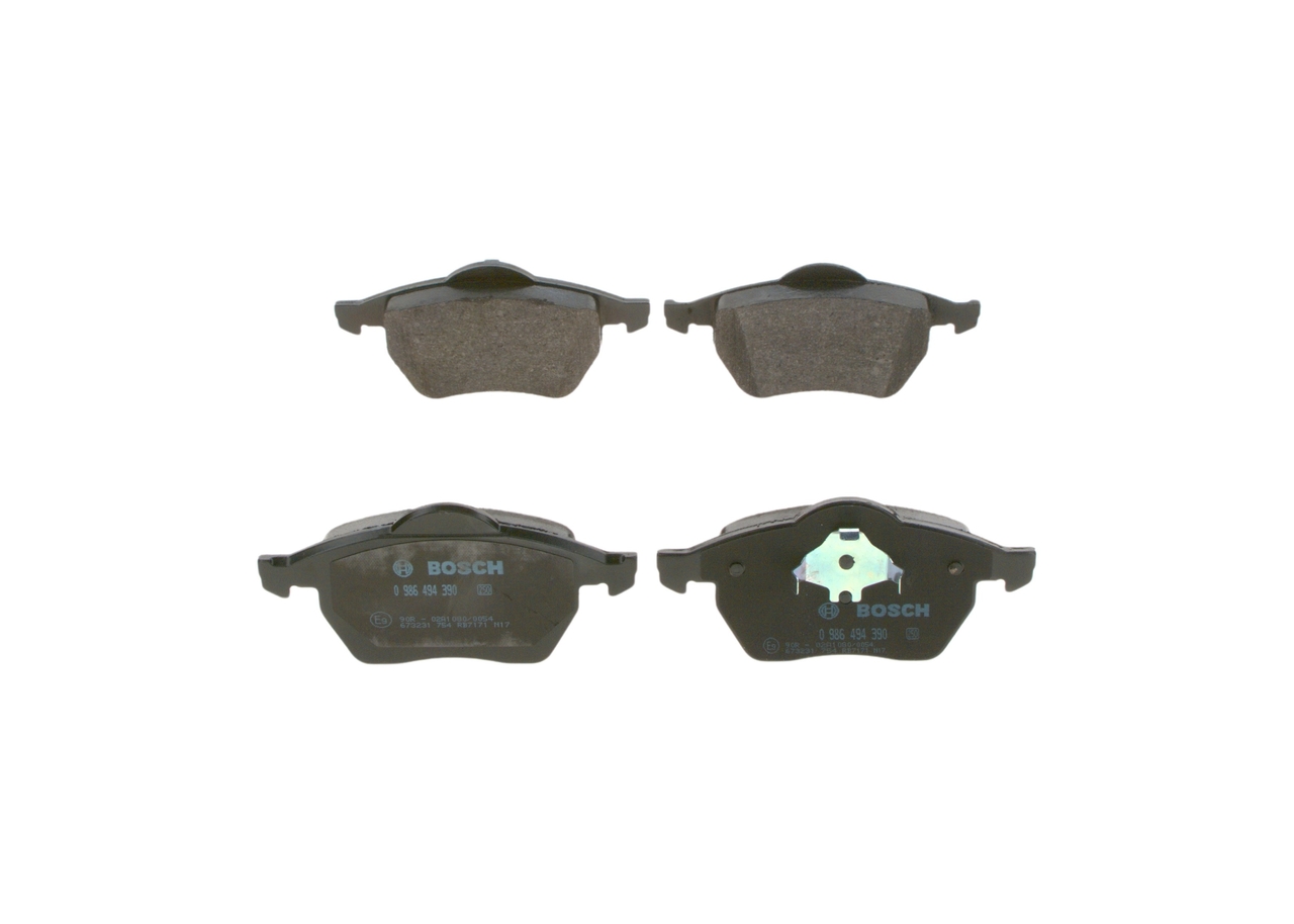 Número OEM 7M0 698 151 A - Pastilhas de travão 0 986 494 390 VW, AUDI, FORD, SEAT, SKODA