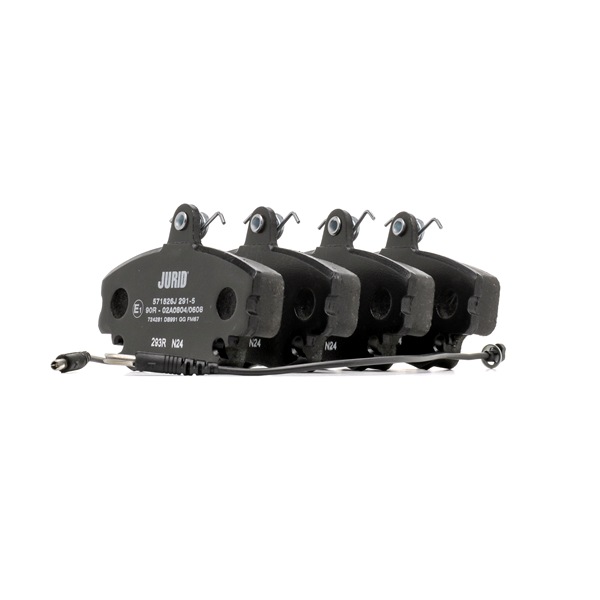 Juego de pastillas de freno 571526J JURID RENAULT Twingo I Hatchback 1.2 16V 2002 75 cv