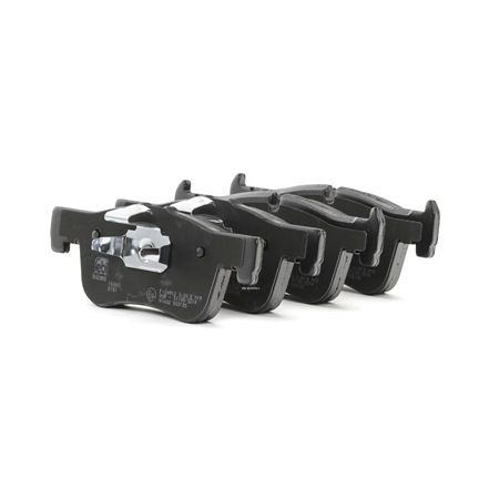 Bremsbeläge 16885 FEBI BILSTEIN 34116850567 für Verschleißwarnanzeige vorbereitet, Vorderachse, mit Kolbenclip