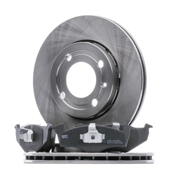 Número OEM 6N0 615 301 C - Kit de discos de freno y pastillas 47867 SEAT, AUDI, FORD, SKODA, PORSCHE
