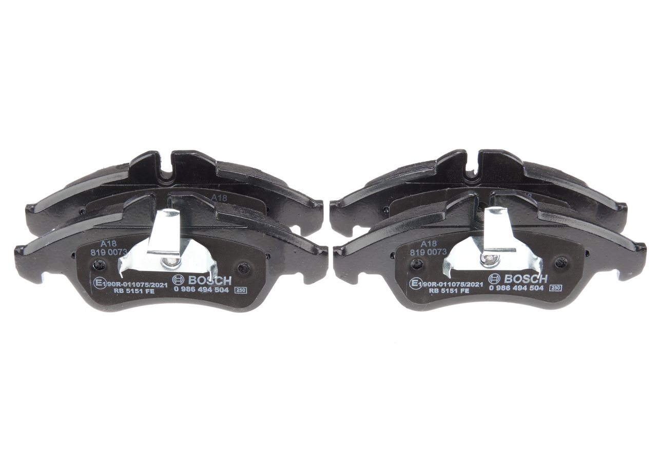 Numéro OEM 2D0 698 15 1C - Plaquettes de frein 0 986 494 504 AUDI, MERCEDES-BENZ, SEAT, SKODA, PORSCHE