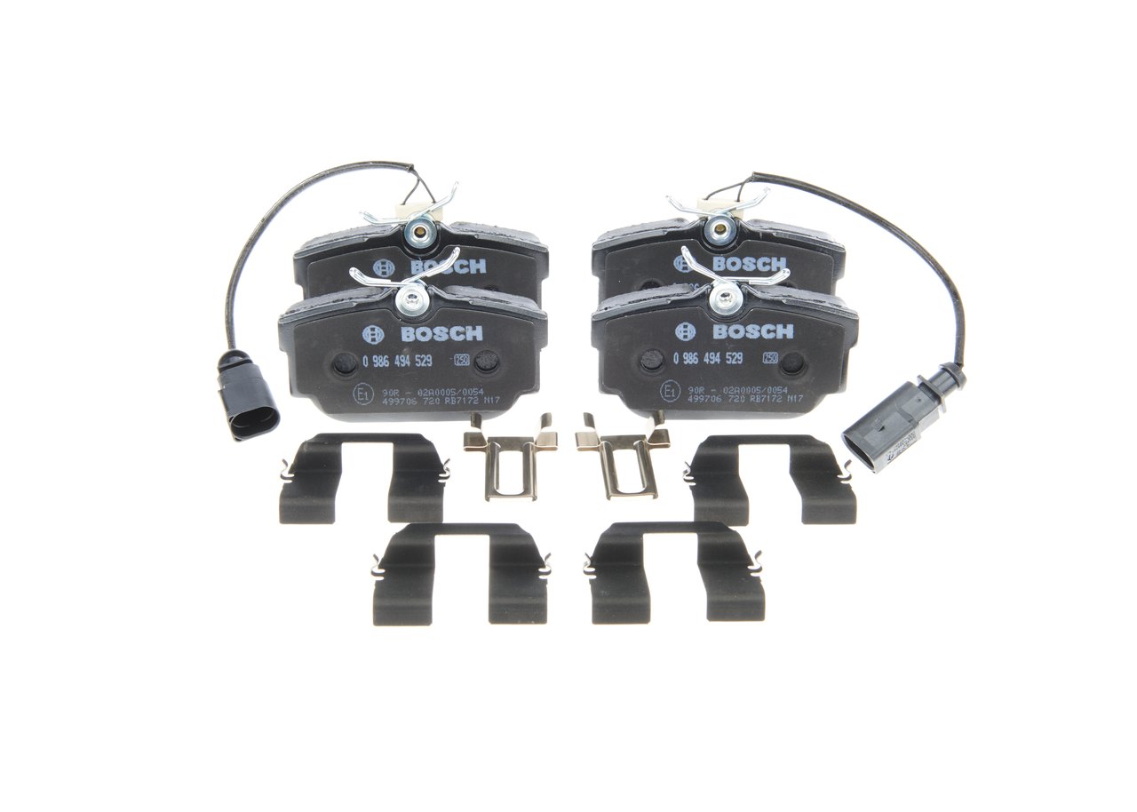 BOSCH 0 986 494 529 Bremssteine VW Transporter T4 Kastenwagen (70A, 70H, 7DA, 7DH)