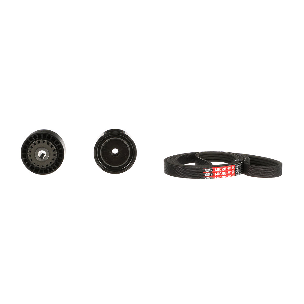 Gates K070701 Micro-V Ribbed Belt - OEM Replacement Serpentine Belt For Various Vehicles