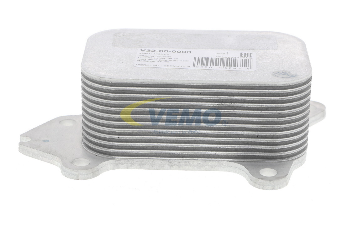 Número OEM AV2Q 6L625 AA - Enfriador de aceite V22-60-0003 PEUGEOT, FORD, CITROËN, TOYOTA, VOLVO