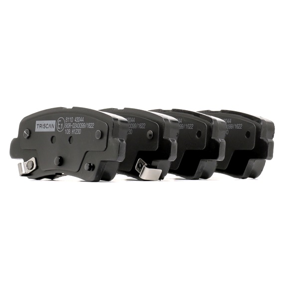 Numéro OEM 58302 A4B10 - Plaquettes de frein 8110 43044 KIA, HYUNDAI, MAZDA