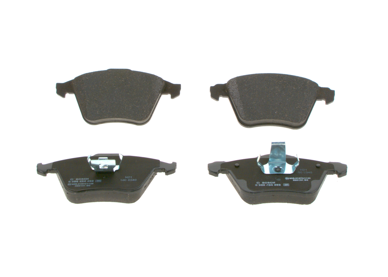 Número OEM B3Y F-33-23Z - Juego de pastillas de freno 0 986 494 492 FORD, VOLVO, MAZDA, CHEVROLET, CADILLAC