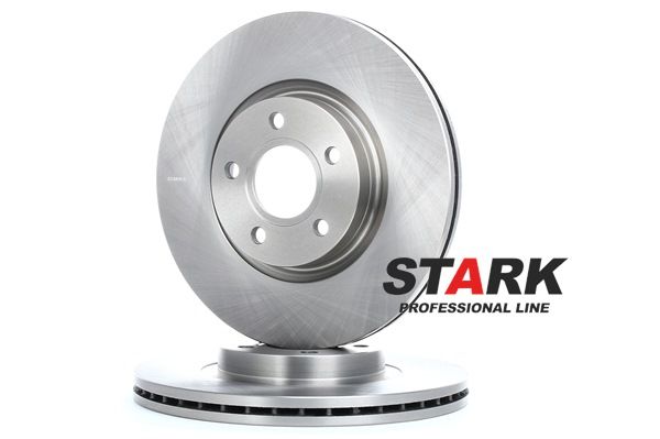 STARK | Disco freno Non rivestito, Ghisa, senza viti/bulloni, ventilato, Assale anteriore SKBD-0020170 FORD Transit Connect V408 Van 2013 economici online