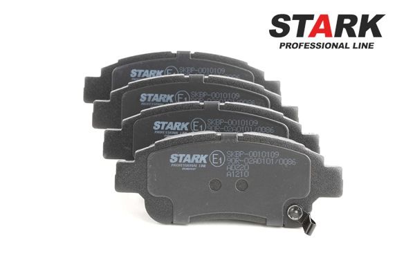 Juego de pastillas de freno SKBP-0010109 STARK TOYOTA Corolla IX Hatchback (E120) 2.0 D-4D (CDE120R_, CDE120L_) 2002 110 cv