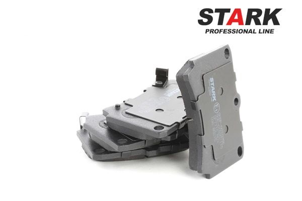 STARK | Kit de pastillas de freno con avisador acústico de desgaste, Eje delantero, Chapa antichirridos SKBP-0010256 KIA Rio I Familiar (DC) 2001 baratos online