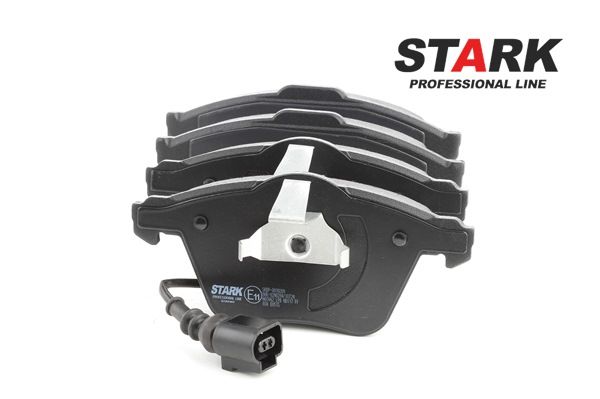 STARK | Bremsbelagsatz mit integriertem Verschleißsensor, Vorderachse, mit Anti-Quietsch-Blech, mit Kolbenclip SKBP-0010289 VW Derby II (86C, 80) 1982 günstig online