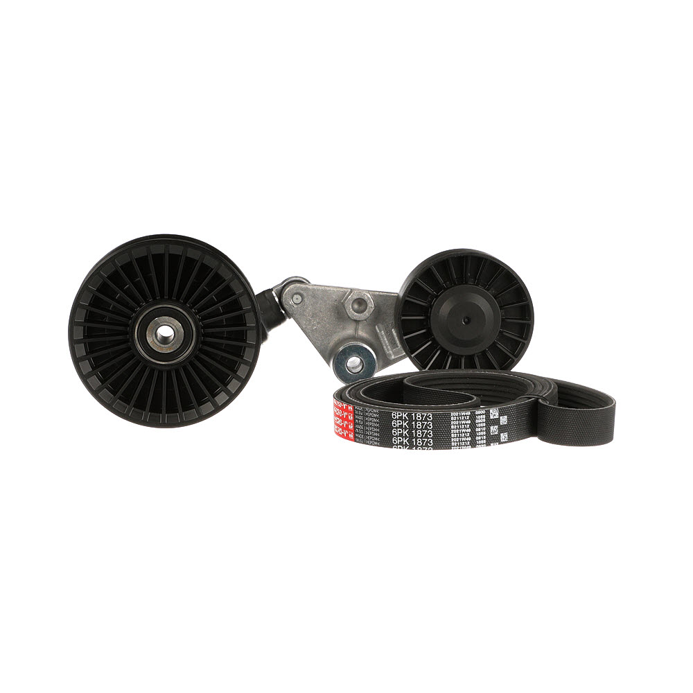 Jogo de correias trapezoidais estriadas K016PK1873 GATES OPEL Astra G CC (T98) 2.2 DTI (F08, F48) 2003 117 cv