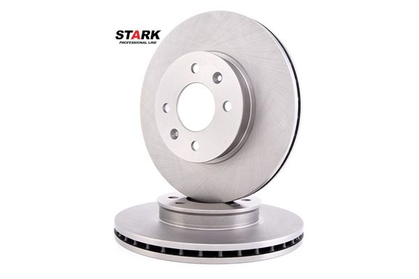 STARK | Dischi dei freni Non rivestito, Ghisa, senza viti/bulloni, ventilato, Assale anteriore SKBD-0020364 KIA Rio II Hatchback (JB) 2010 economici online