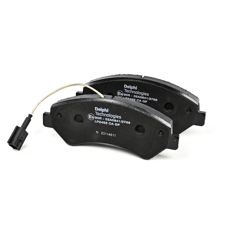 OEM-nummer 16 12 433 680 - Remblokken LP2492 VW, OPEL, PEUGEOT, CITROËN, FIAT