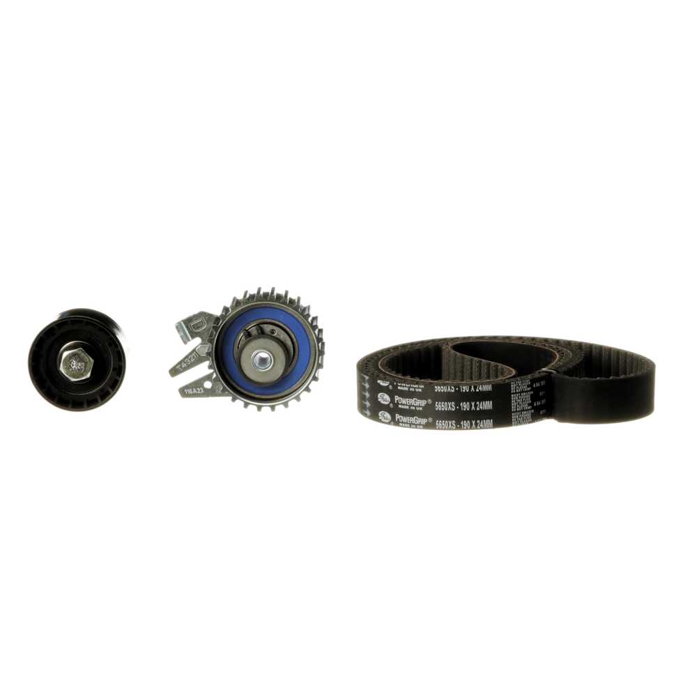 GATES K025650XS timing belt kit VAUXHALL Zafira Mk2 (B) (A05) 1.9 CDTI 120hp 2009