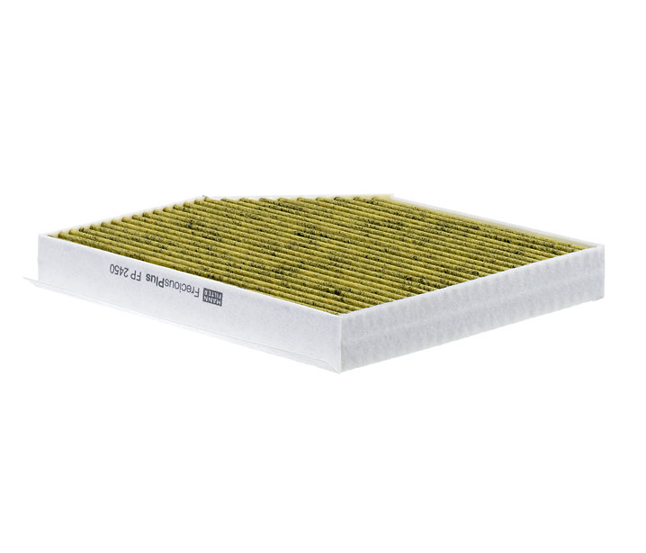 MANN-FILTER | Pollenfilter Aktivkul-filter med Polyphenol, med antibakteriel virkning, Finstøvfilter (PM 2.5), med anti-skimmel virkning, Aktivkulfilter, FreciousPlus FP 2450 AUDI A5 B8 Cabriolet (8F7) 2017 billig online
