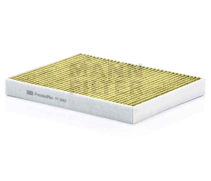 MANN-FILTER | Mikrofilter Aktivkohlefilter mit Polyphenol, mit antibakterieller Wirkung, Feinstaubfilter (PM 2.5), mit fungizider Wirkung, Aktivkohlefilter, FreciousPlus FP 2842 VW Amarok Pickup (2HA, 2HB, S1B, S6B, S7A, S7B) 2016 günstig online