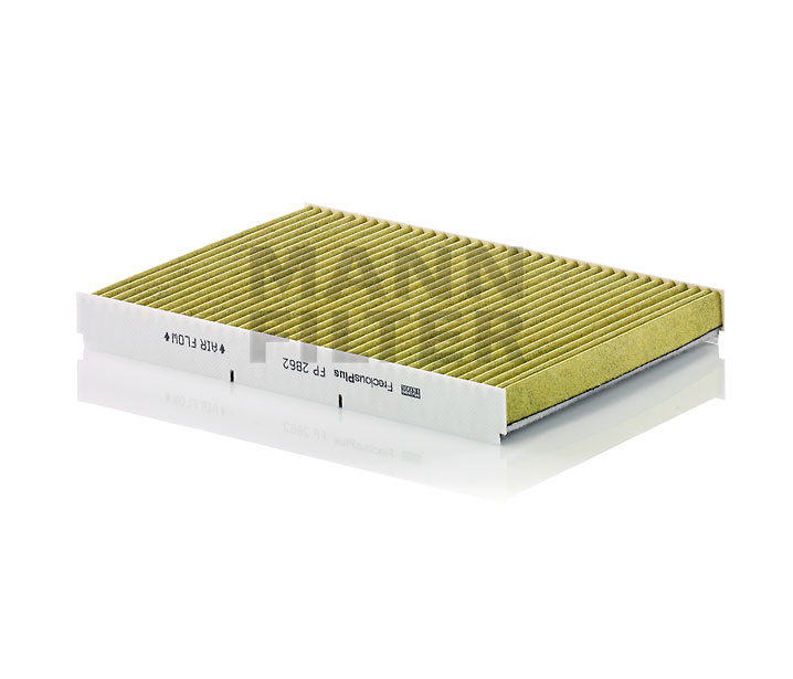 MANN-FILTER | Kabinenluftfilter Aktivkohlefilter mit Polyphenol, mit antibakterieller Wirkung, Feinstaubfilter (PM 2.5), mit fungizider Wirkung, Aktivkohlefilter, FreciousPlus FP 2862 VW New Beetle Cabrio (1Y7) 2008 günstig online