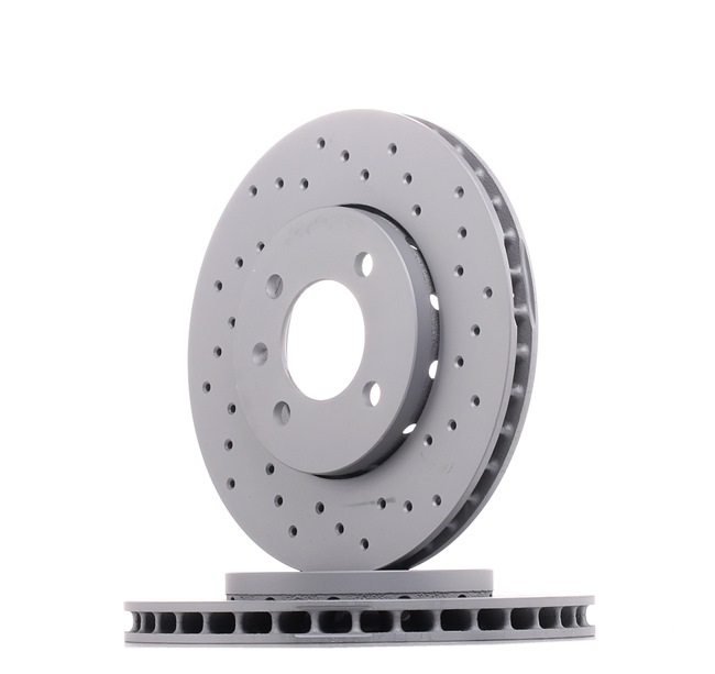 ZIMMERMANN | Disco freno rivestito, ad alto tenore di carbonio, con ventilazione esterna, forato 600.3250.52 SEAT Mii (KF1) 2013 economici online