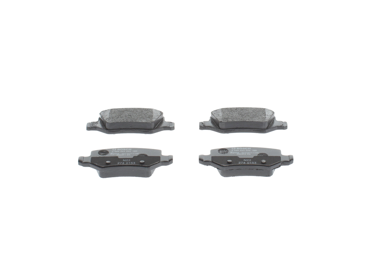 Número OEM 168 420 04 20 - Juego de pastillas de freno 0 986 494 569 MERCEDES-BENZ, JAGUAR, SMART