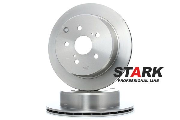 STARK | Bremseskive uten belegg, Støpejern, uten skruer, ventilert, bakaksel SKBD-0020357 TOYOTA Supra III (A70) 1987 billige på nett